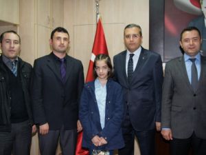 "Bu Benim Eserim" Türkiye Birincisi Bilsemli Öğrenci Ekrem Serin'i Ziyaret Etti