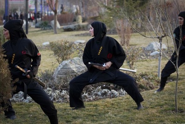İşte İran ordusunun kadın ninjaları 10