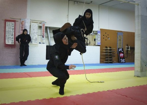 İşte İran ordusunun kadın ninjaları 6