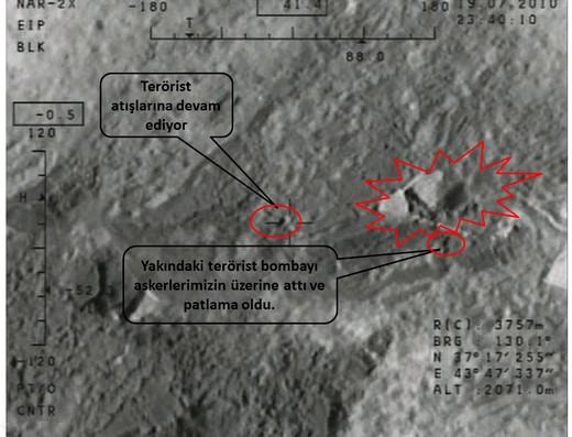 Heronlar PKK'lıları böyle gördü 12