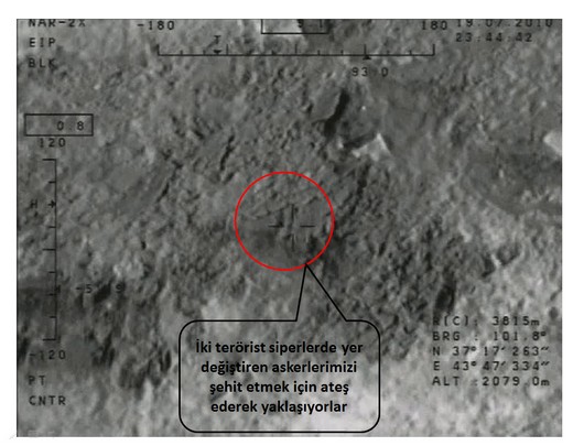 Heronlar PKK'lıları böyle gördü 17