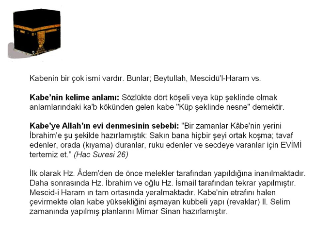 Kabe'nin içini hiç gördünüz mü? 2