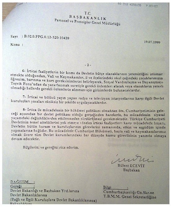 İşte 28 Şubat'ın silinen genelgeleri 5