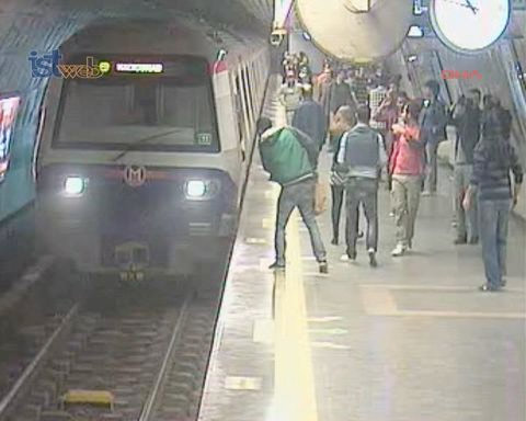 Metroda dehşet anları 1