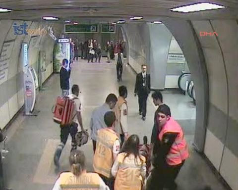 Metroda dehşet anları 5