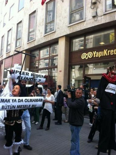 Beyoğlu'nda 'Şehir Tiyatroları' eylemi! 16