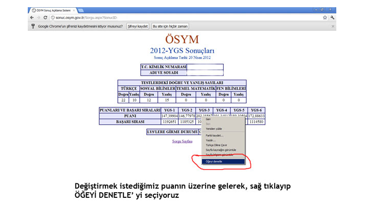 Google'da sınav puanı böyle değiştiriliyor 2