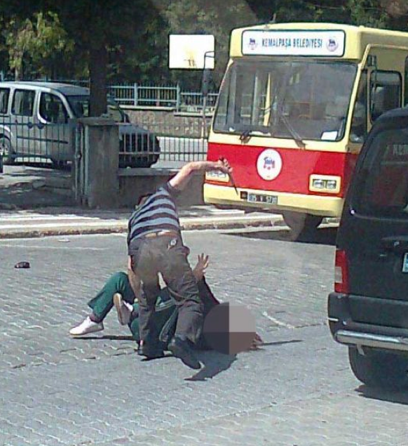 Bir koca dehşeti daha böyle görüntülendi! 2