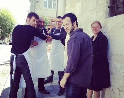 Dizi setlerinden görmediğiniz sahneler 8