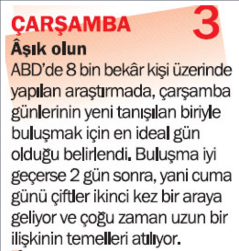 Aşık olacaksanız bu günü tercih edin 4