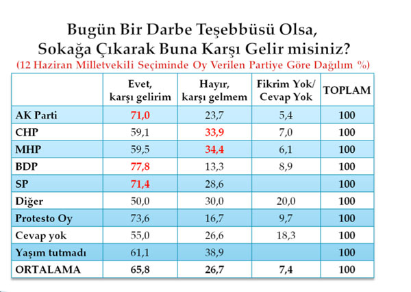 En kapsamlı darbe anketi 14