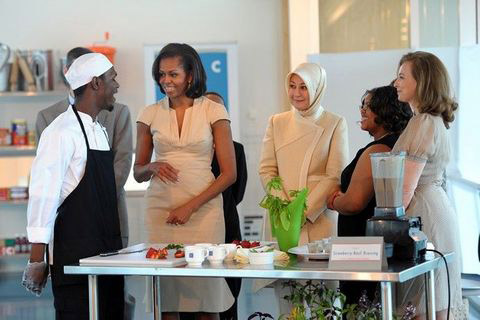 "First lady"ler mutfağa girdi! 11