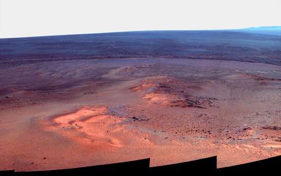 Mars'ta gün batımı! 2