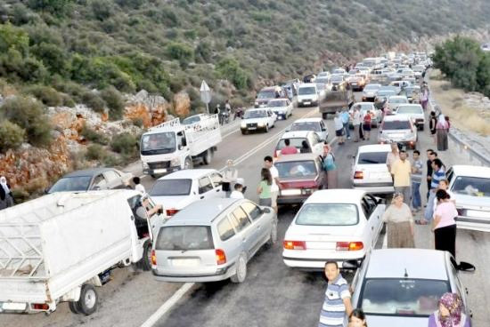 Fethiye'de tsunamiden kaçış 2