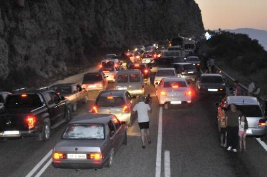 Fethiye'de tsunamiden kaçış 6