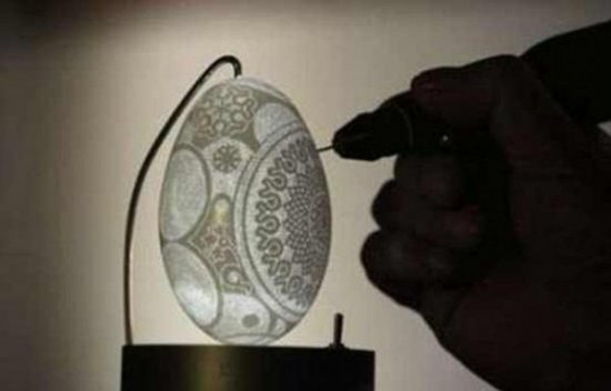 Yumurta kabuklarından sanat! 4