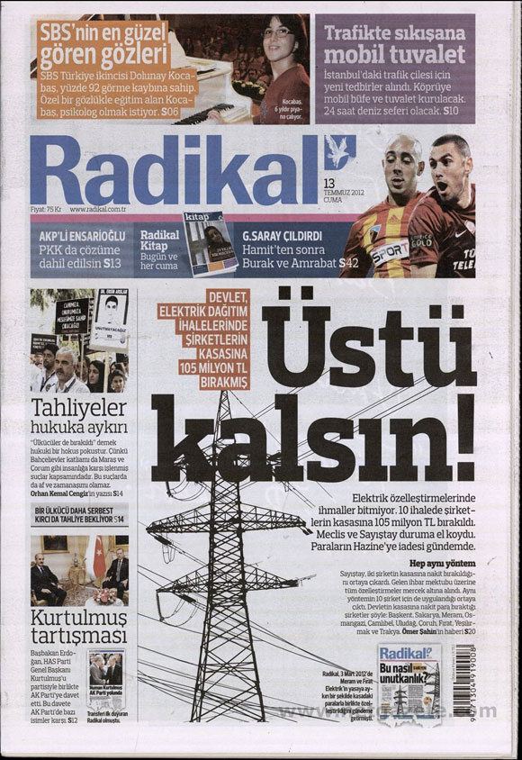 Günün en bomba gazete manşetleri 13