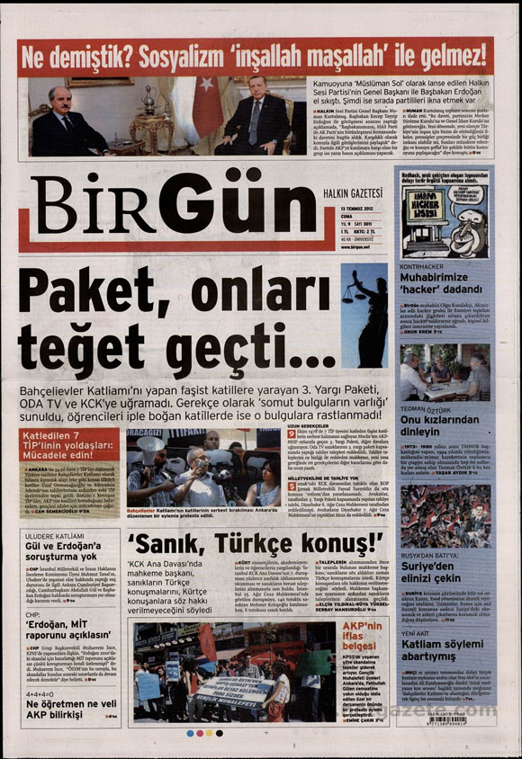 Günün en bomba gazete manşetleri 2