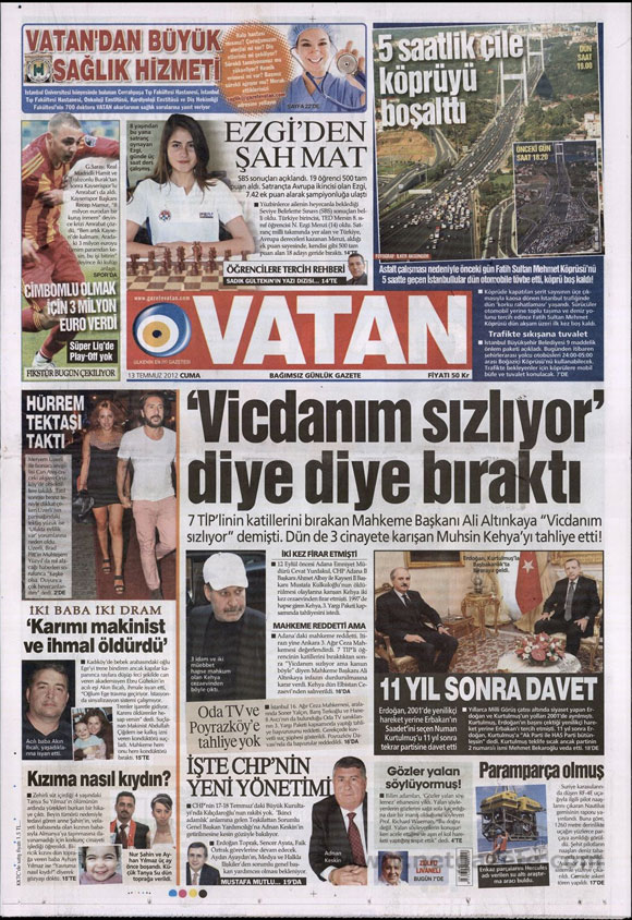 Günün en bomba gazete manşetleri 21