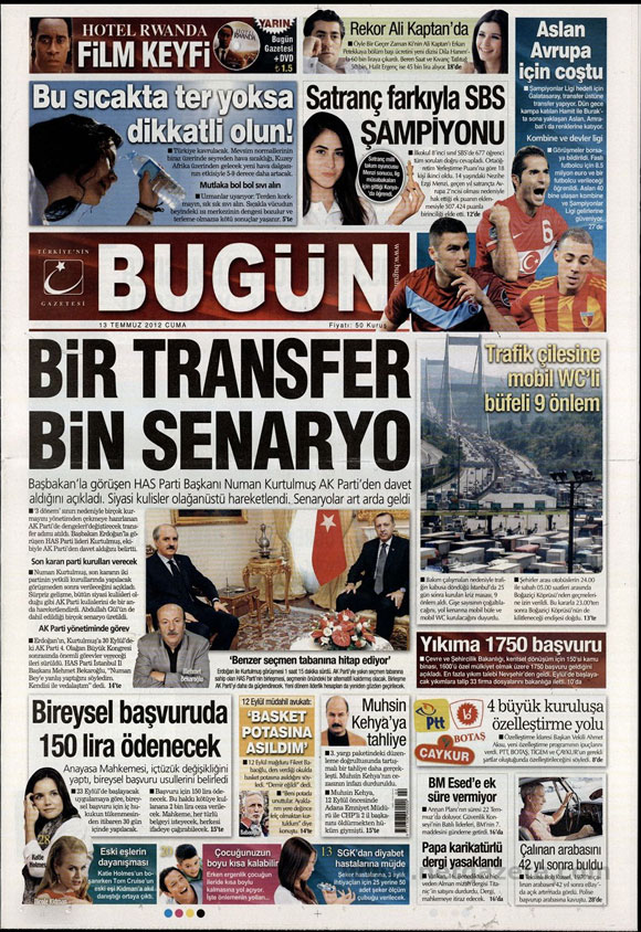 Günün en bomba gazete manşetleri 3