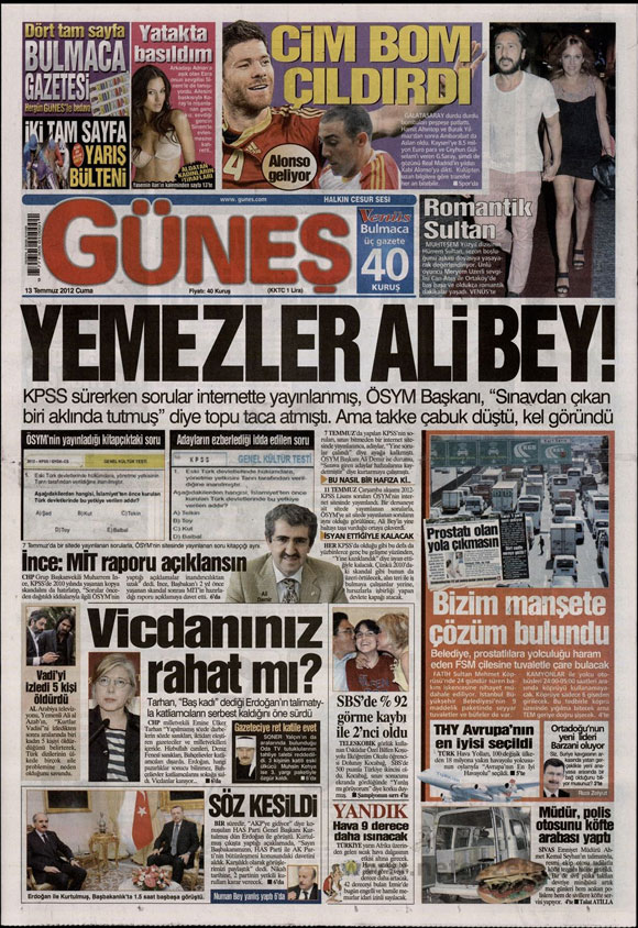 Günün en bomba gazete manşetleri 7