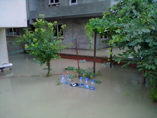 Samsun'u sel aldı 5