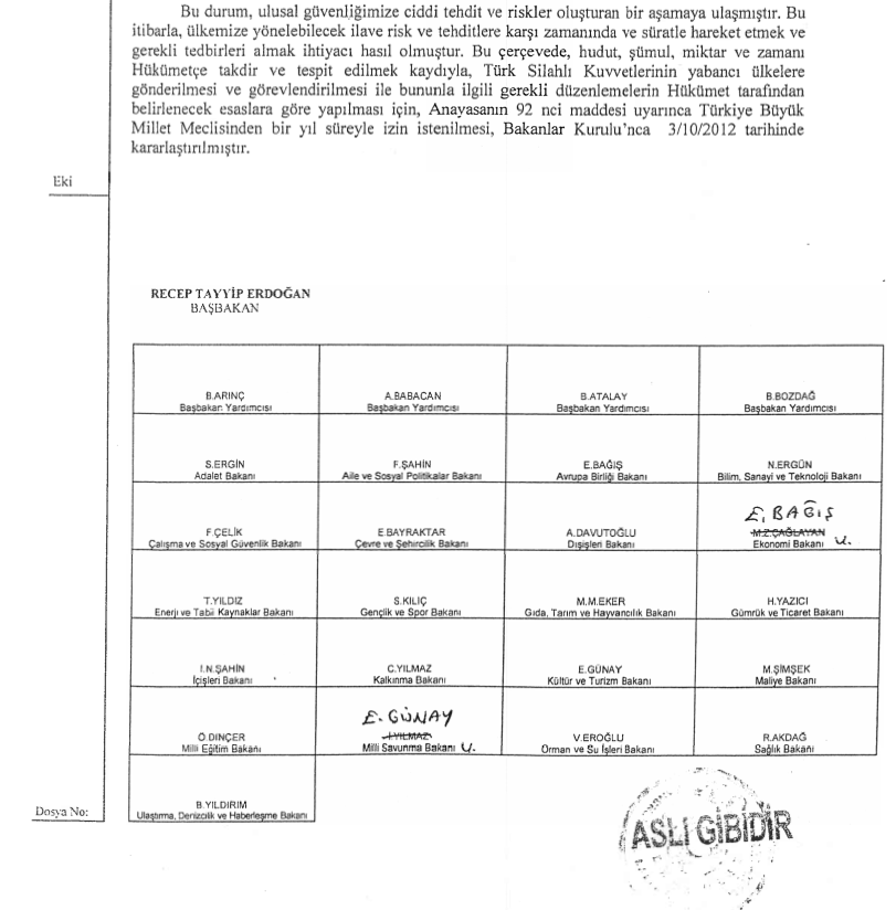 İşte savaş tezkeresinin tam metni! 3
