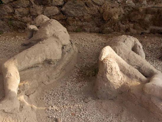 Taş kesilen şehir Pompei 7