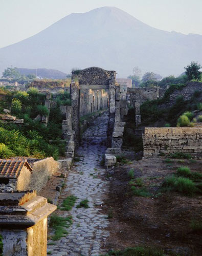 Taş kesilen şehir Pompei 9