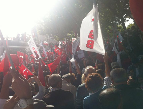 Ankara'da gergin yürüyüş! 1