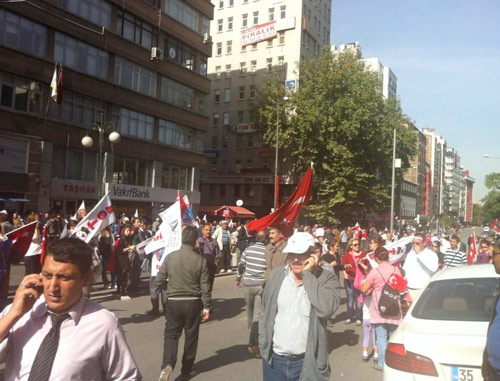Ankara'da gergin yürüyüş! 11