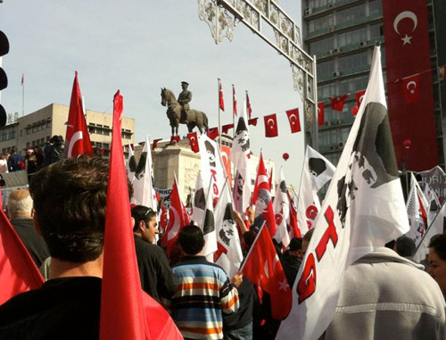 Ankara'da gergin yürüyüş! 14