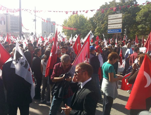 Ankara'da gergin yürüyüş! 8