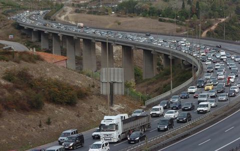 Dikkat! Tatilciler trafiği felç etti 12