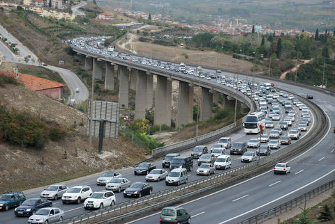Dikkat! Tatilciler trafiği felç etti 15