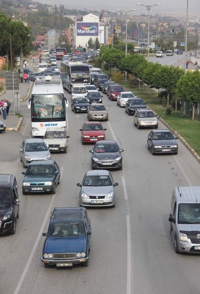 Dikkat! Tatilciler trafiği felç etti 6