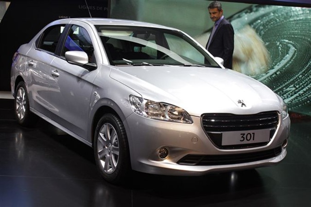 2013 Peugeot 301: Paris 2012 1