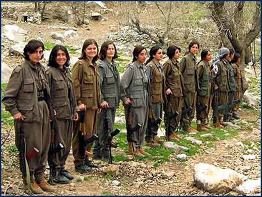 Kadın PKK'lıların içler acısı görüntüleri! 8