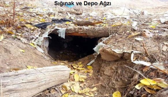 Terörist mağaralarından çıkanlar şok etti 15