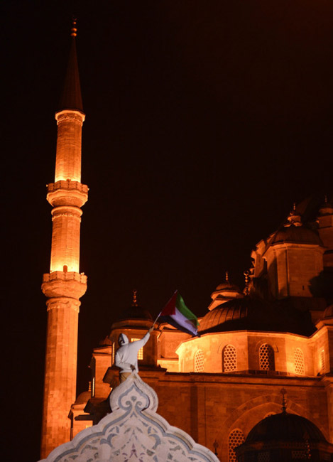 Fatih Camii'nde İsrail'e tepki 7