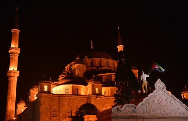 Fatih Camii'nde İsrail'e tepki 8