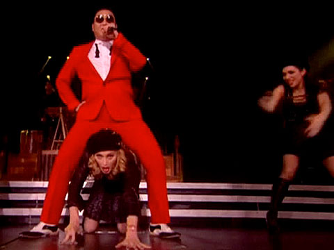 Madonna gangnam dansı yaptı 2