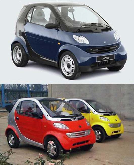 Çinlilerin esinlendiği otomobiller 6