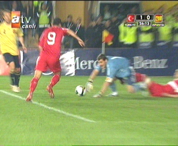 Türkiye-İspanya Maçı Golleri 1-2 Semih 12