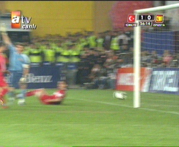 Türkiye-İspanya Maçı Golleri 1-2 Semih 15