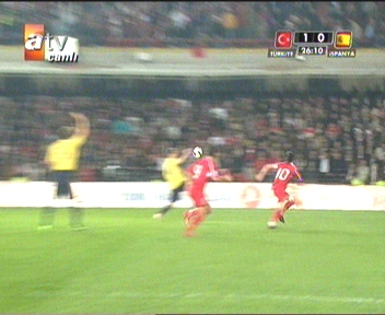 Türkiye-İspanya Maçı Golleri 1-2 Semih 3