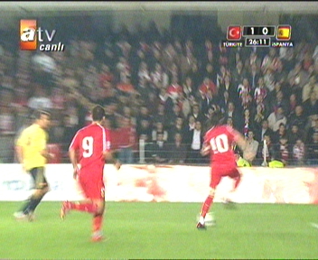 Türkiye-İspanya Maçı Golleri 1-2 Semih 4