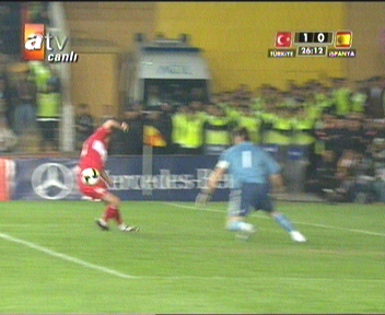 Türkiye-İspanya Maçı Golleri 1-2 Semih 7