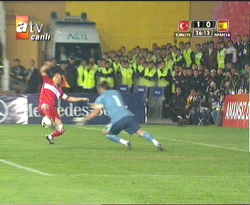 Türkiye-İspanya Maçı Golleri 1-2 Semih 8