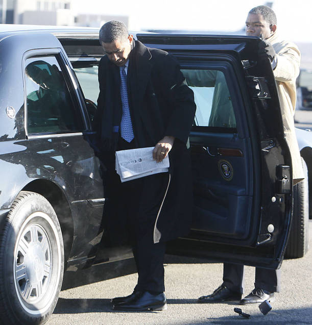 İsrail'de Obama'nın Limuzini Arıza Yaptı 7